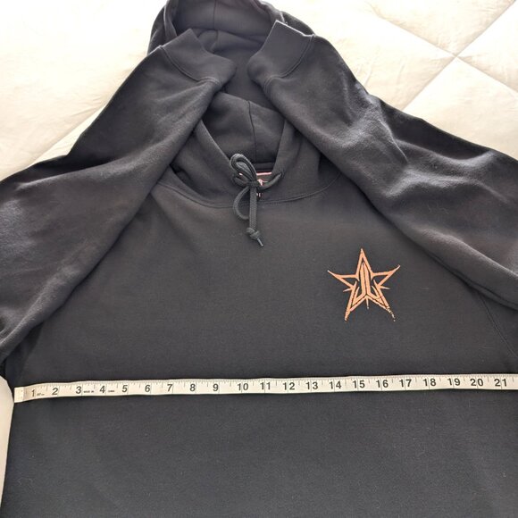 JEFFREE STAR Sweatshirt Men's M Exclusive Halloween‎ Black Widow Spider Hoodie - Picture 12 of 13